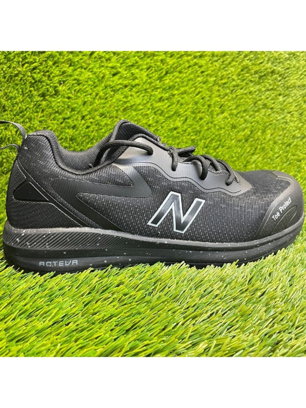 New Balance Logic EH Mens Size 8.5 Black White Composite Toe Safety Work Shoes - Picture 1 of 12